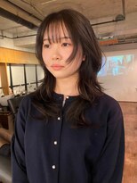 ノラジャーニー(NORA Journey) 【あきら】セミロングハッシュカットレイヤーカット韓国ヘア