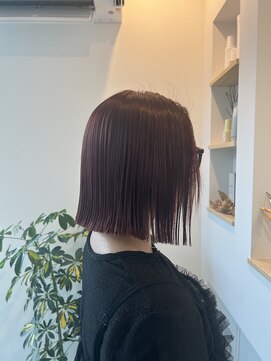 ラカン(racan) 切りっぱなしボブ