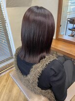 シュリット(schritt)&nbsp;ラベンダーブラウンカラーブリーチなしカラー渋谷 エジリ