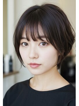 グリーン レーベル 川崎店(Green label) 丸みショートボブ