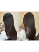 縮毛矯正beforeafter