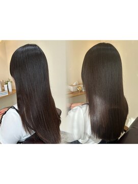 タイニー(Tiny) 縮毛矯正beforeafter