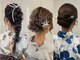 ハニーレーン(HONEY LANE)の写真/浴衣着付け2200円！ヘアセット専門店だからこその技術とクオリティ◎1日中動いても崩れにくく苦しくない☆