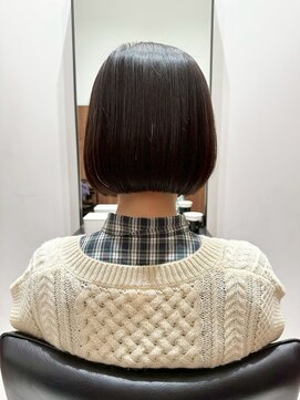 ムード(MOOD,) 暗めカラー/グランマッシュ[レイヤーカット/髪質改善/銀座]