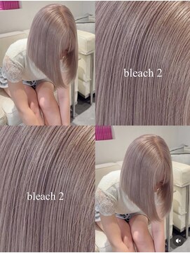 ベレーザ 渋谷(BELEZA) 16380ブリーチ＆ダブルカラーパールベージュホワイトアッシュ