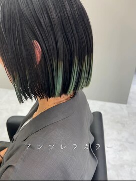 バディ 中野駅前店(BUDDY) アンブレラカラー【中野美容室/デザインカラー/グリーンカラー