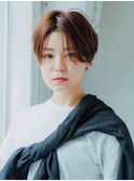 enne/ハンサムショート/透明感カラー