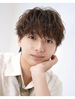 オーシャントーキョー 心斎橋(OCEAN TOKYO WEST) シャドウパーマシースルーラウンドマッシュ波巻きパーマウルフ