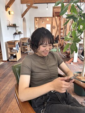 チェリーコークガーデン(CHERRYCOKEGARDEN) ボブ×パーマスタイル