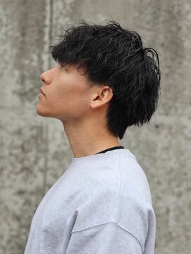 ハニー(HONEY) 縦落ちツイスパ/ツイストスパイラルパーマ/岡崎メンズパーマ