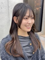 ビューブルー 亀戸錦糸町(VIEW BLUE)&nbsp;◎小顔前髪顔まわりおくれ毛シースルーロング