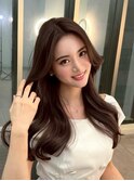 韓国くびれ_大人ガーリーダークアッシュ似合わせカット