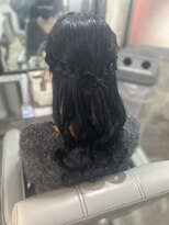 アイビー 新宿(IVY)&nbsp;編み込みハーフアップ