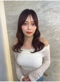 暗めカラー/韓国風巻き/レイヤーカット/髪質改善/縮毛矯正/池袋