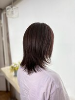 ヘアメイク フィリックス 板宿店(HAIR MAKE FELIX) レイヤーカット/ツヤ感/ミディアムボブ/くびれスタイル/外ハネ