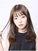 艶髪×ミディアムレイヤー