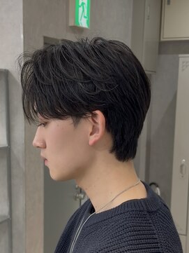 ジーナ 天神(Zina) 【福岡/天神/メンズカット】シースルーセンターパート