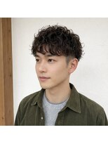 スープレックス ヘアーデザイン(SOUPREX HAIR DESIGN)&nbsp;ツーブロック大人カジュアルくせ毛風パーマ　20代 30代 40代