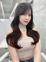 リアンバイアリュール(Lian by Allure)&nbsp;グレージュカラーレイヤーカット韓国巻き