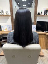 カミケン 清明店(kamiken.)&nbsp;暗髪でも艶と透明感の美髪ロング【カミケン清明店/福島】