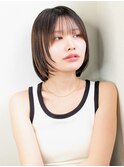 レイヤーカット 顔周りレイヤー 透明感 20代30代40代