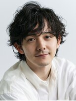 ビフィーノ リルネ フォー メン(Bifino Rilune for men)&nbsp;MEN’S/リバースセンターパート/ニュアンスパーマ/川西池田