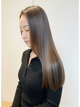メゾンe.m.a(MAISON e.m.a) ブリーチなしカラー春カラー夏カラーブラウン艶髪20代髪質改善
