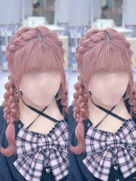 ヘアセットアリエス(aries) 編みおろしツイン