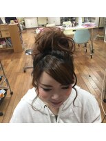 ヘアーフリューゲル(hair flugel) モヒカンベースアップ。