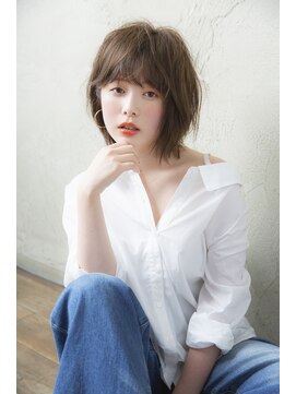 アンアミ オモテサンドウ(Un ami omotesando) 【Un ami】 大人かわいい 小顔ミディアムボブ　松井幸裕