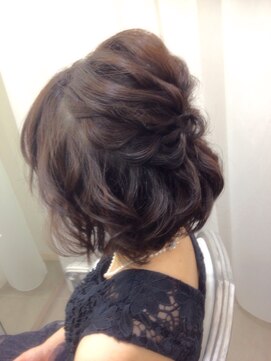 ピークヘア(PEAK HAIR) ヘアセット/ボブユルフワ編みこみヘアセット