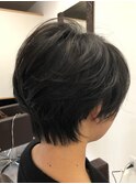 すっきりショートヘアー