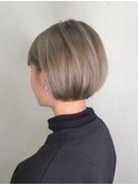 【reir下北沢】*ミニマムボブ+ダブルカラーペールアッシュ