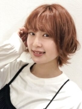 アーツ 調布(arts) ショートウルフ×カシスピンク　 30代40代50代60代