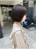 大人可愛い丸みボブstyle