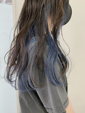 キー(kii) インナーカラー/ブルー/福岡/20代/30代