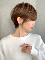 ロンド パルティール 大宮(Lond partir)&nbsp;外ハネボブセクションカラーグラデーションカラーペールベージュ