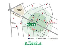 アワーズ(OURS)の雰囲気（↑地図はこちら）