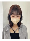 《NIKO》デザインで楽しむ春カラー/オレンジインナーカラー