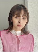小顔くびれヘアショコラアッシュヘルシースタイルふんわりカール