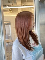 柔らかオレンジヘアー