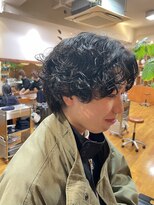 オーガニックマインド 坂戸 鶴ヶ島(organic+mind) 20代30代メンズスパイラルパーマ常田大希風