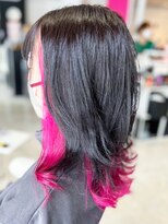 ヴァンクラウドフロムコウベ(VENT CLOUD from KOBE)&nbsp;20代30代大人かわいいセミロングレイヤー★インナーカラー