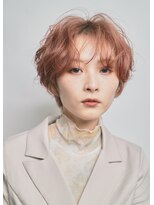 エンクス(enx)&nbsp;ハンサムショート×ピンクブラウン