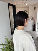 切りっぱなしボブ