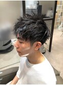 メンズパーマ/ツーブロック/ソフトツイストスパイラル
