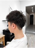 【メンズ★大名】アップバング×ツーブロック×刈り上げ×メンズ
