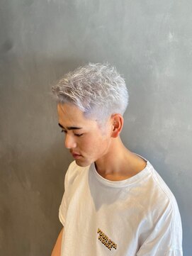 エスケープ トゥ ボナ(ESCAPE to bona.) メンズの透明感カラー ホワイト/シルバー/グレー/ブリーチ