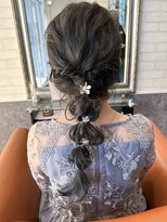 ルノン フィージュ(LUNON fieju)&nbsp;編み下ろしヘアセット/ヘアアレンジ/お呼ばれヘア