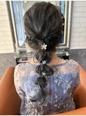 編み下ろしヘアセット/ヘアアレンジ/お呼ばれヘア